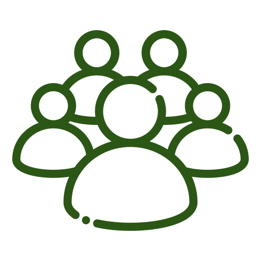 icon of a group of 5 people
